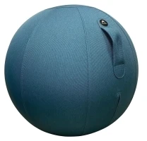ALBA Sėdėjimo kamuolys "MHBALL", mėlynas, apvalkalas: poliesteris, sėdėjimo skersmuo: 650 mm, su rankena – 1 vienetas (MHBALL B)