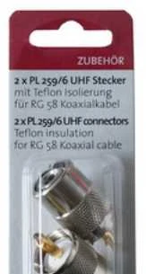 Albrecht PL259/6 UHF jungčių komplektas
