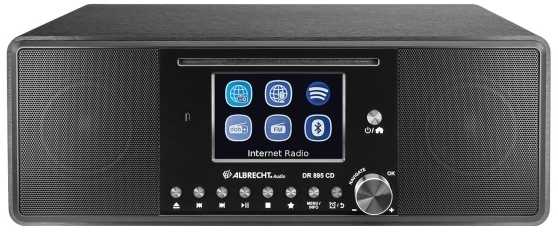 Albrecht DR 895 CD, DAB+/FM/Internet/CD, juodas