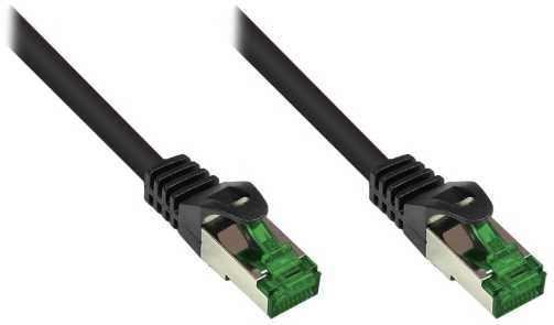 Alcasa Alcasa 8062-H030S kabelis sieciowy Juodas 3 m Cat6a S/FTP (S-STP)