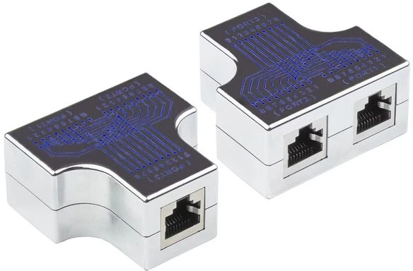 Good Connections Geri ryšiai Geri ryšiai Modulinis T-adapteris RJ45
