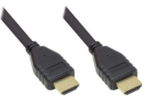 Kabelis Alcasa HDMI - HDMI 2m juoda (GC-M0138)
