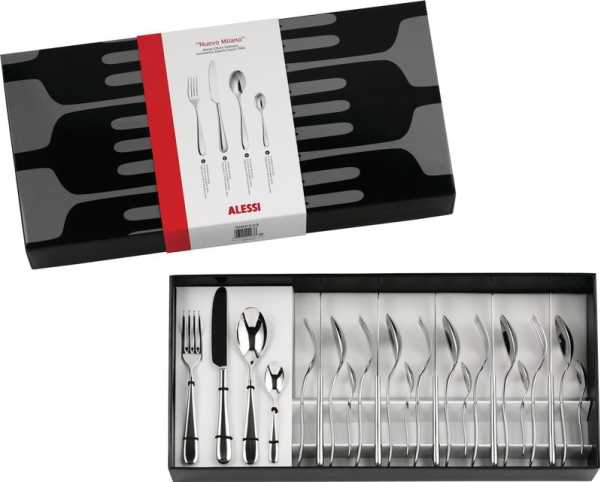 Alessi Nuovo Milano Rinkinys sztućców 1 vnt. Nerūdijantis plienas(5180S24M)