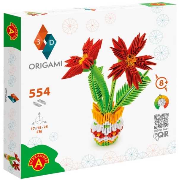 Alexander Origami 3D konstruktorius - Gėlių vazonas