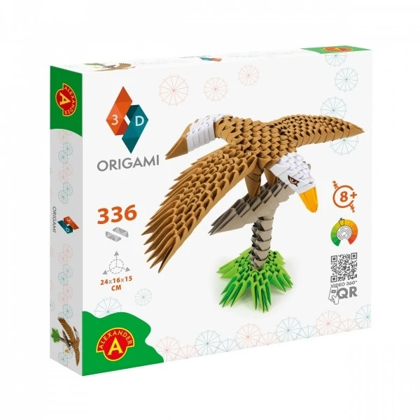 Dėlionė Alexander Origami 3D rankdarbis Erelis 2551