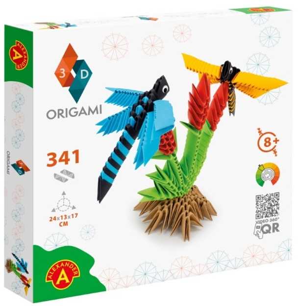 Alexander Origami 3D - laumžirgiai