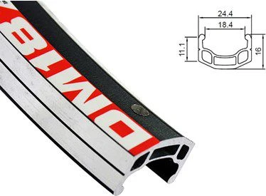 Alexrims Obręcz mtb DM18 26''x32otw. bok CNC kapslowana juoda (ALX-DM1832)