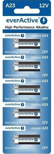 EverActive A23 12V baterijos pakuotėje