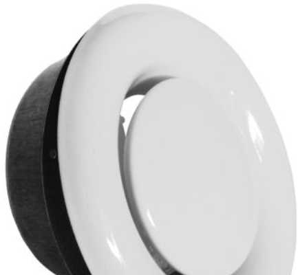 Difuzorius orui ištraukti ALNOR KW-RM-100, Ø 100 mm