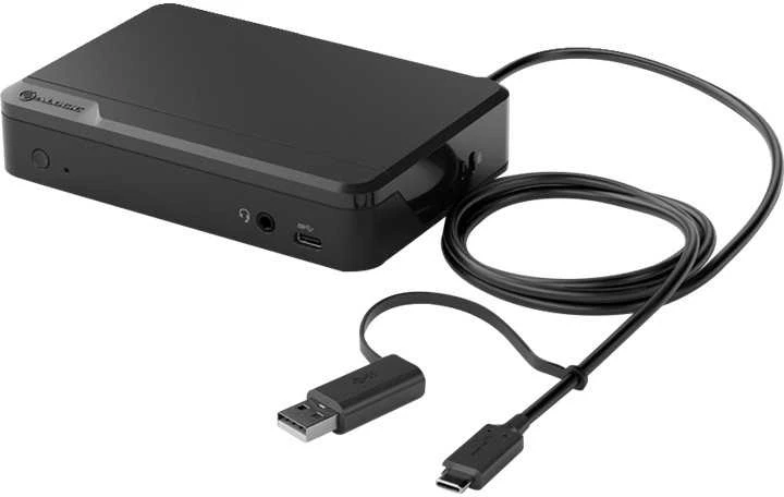 „Alogic Universal Twin HD USB-C“ (DUTHD) dokas / replikatorius