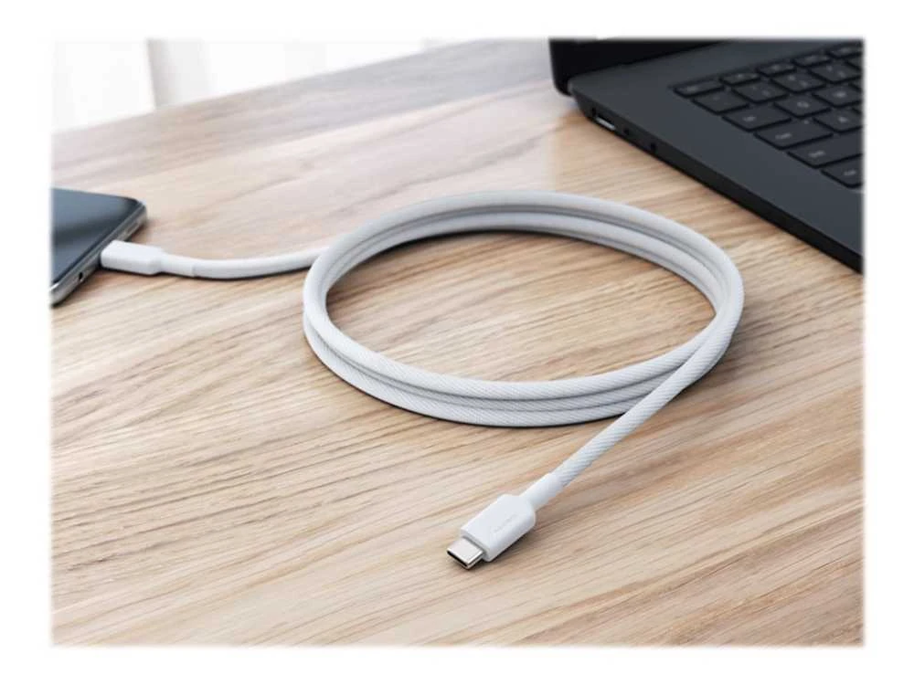 USB kabelis Alogic USB-A - USB-C 1 m Baltas (ELPCC201-WH)