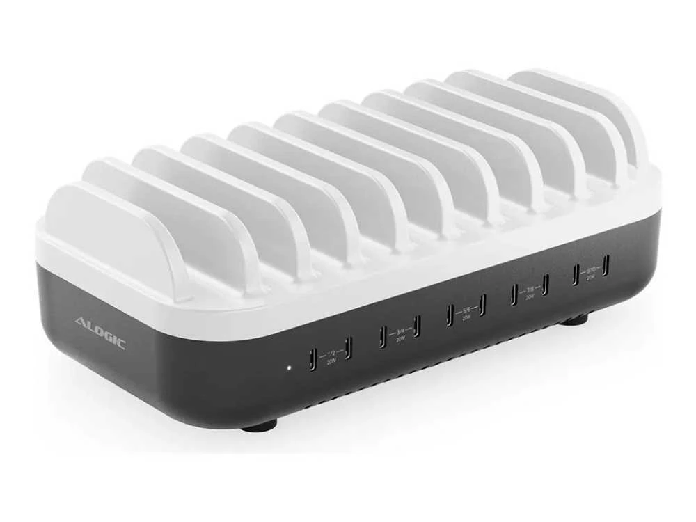 Įkroviklis Alogic POWERFIN 10 PORT USB-C DESKTOP