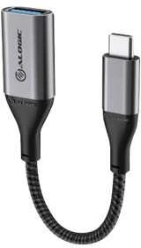 Adapteris USB Alogic USB-C - USB Sidabrinė (ULCAA-SLV)