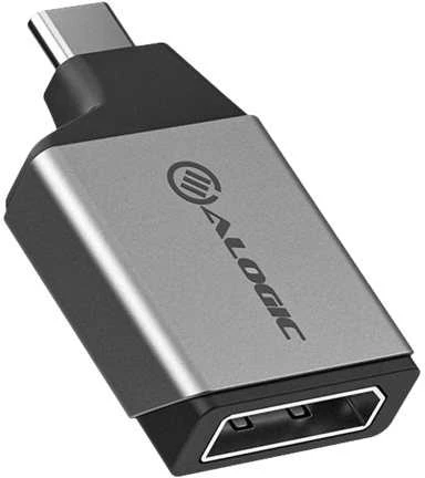 AV adapteris Alogic Alogic Adapteris USB-C Ultra Mini -> DPort pilkas