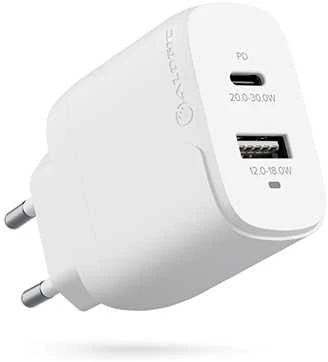 Įkroviklis Alogic Alogic Įkrovimo adapteris USB-C 2x32W baltas