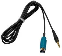 Alpine SĄSAJA KCE-236B (visu greičiu į mini jack 3,5 mm)