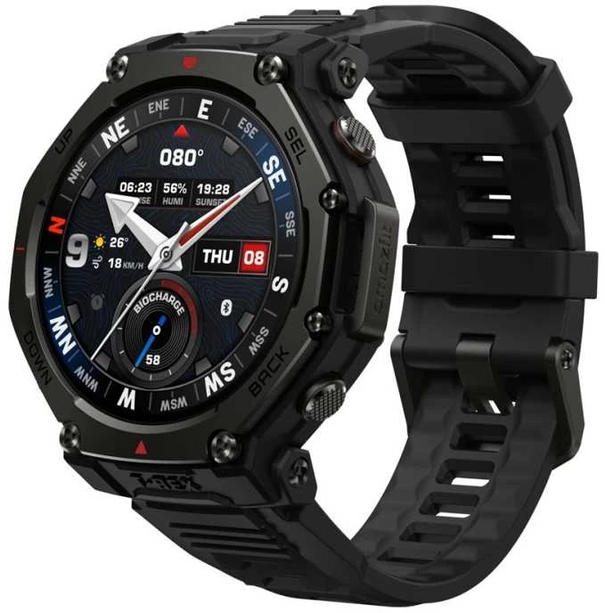 Išmanusis laikrodis Amazfit T-Rex 3 Pro, juodos spalvos (48mm)