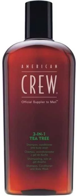 American Crew 3 in 1 Tea Tree kondicionierius ir kūno prausiklis 450ml