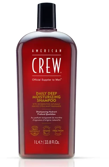 American Crew Daily Deep Moisturizing Vegan Hair šampūnas maitinančioms plaukams, 100 ml