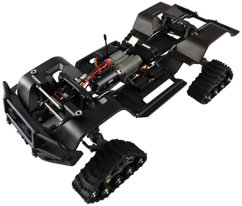 Amewi Amewi RC automobilis, modelis Amxrock Rcx8Pt, mastelio vikšrinis pikapas, 1:8 Rtr žalias, šlifuotas, 2,4 GHz