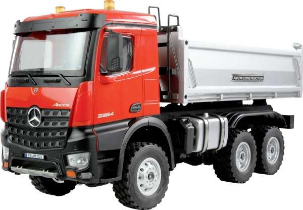 Amewi Amewi Mercedes-Benz Arocs savivartis 6x6 1:14 RTR raudona