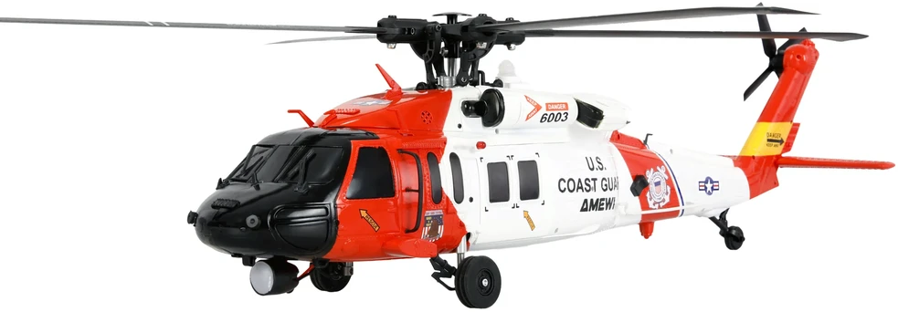 Amewi UH60 Juodas Hawk nuotolinio valdymo modelio malūnsparnio variklio electrinis 1:47