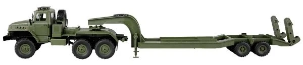 Amewi Ural B36 karinis sunkvežimis 6WD su žema platforma 1:16 RTR žalias