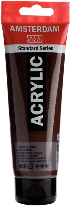 Artequipment Farba akrylowa TALENS AMSTERDAM 120ml 409 - BURNT UMBER uniw