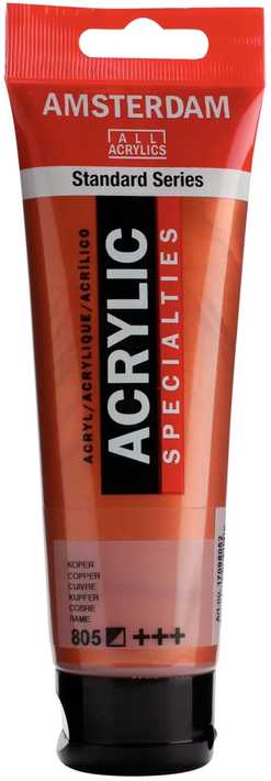 Artequipment Farba akrylowa TALENS AMSTERDAM 120ml 805 - COPPER uniw