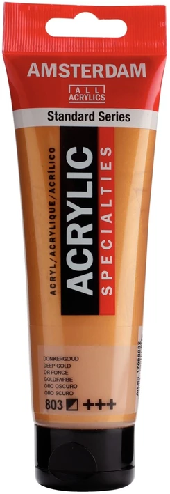 Artequipment Farba akrylowa TALENS AMSTERDAM 120ml 803 - DEEP GOLD uniw