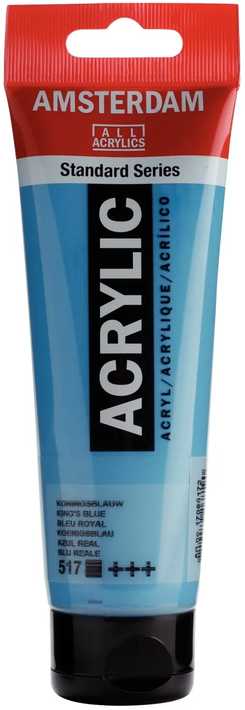 Artequipment Farba akrylowa TALENS AMSTERDAM 120ml 517 - KING'S Mėlynas uniw