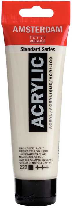 Artequipment Farba akrylowa TALENS AMSTERDAM 120ml 222 - NAPLES Geltonas LIGHT uniw