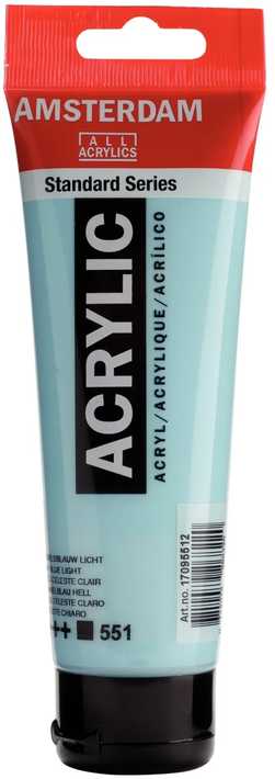 Artequipment Farba akrylowa TALENS AMSTERDAM 120ml 551 - SKY Mėlynas LIGHT uniw