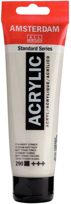 Artequipment Farba akrylowa TALENS AMSTERDAM 120ml 290 - TITANIUM BUFF DEEP uniw