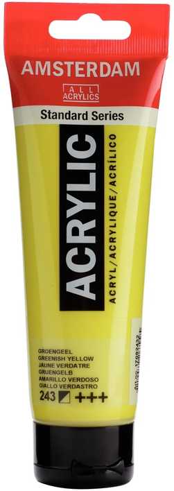 Artequipment Farba akrylowa TALENS AMSTERDAM 120ml 243 - GREENISH Geltonas uniw