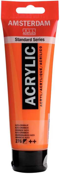 Talens Amsterdam akriliniai dažai, oranžiniai azo, 120 ml