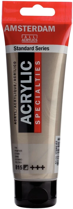 Artequipment TALENS AMSTERDAM akriliniai dažai 120ml 815 - PEWTER uniw