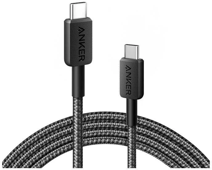 USB Laidas - Anker 322 USB C 0,9 m 60 W Juodas