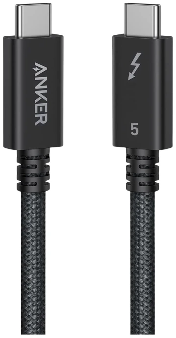 Anker A84N1012, 1 m, USB C, USB C, 80 Gbit/s, juodas