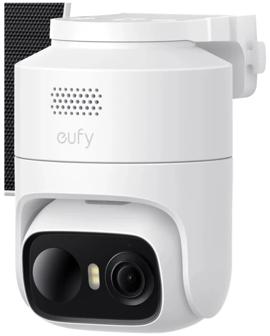 Anker Eufy C37, IP security camera, Outdoor, Wireless, Amazon Alexa, Ceiling, Baltas, Juodas