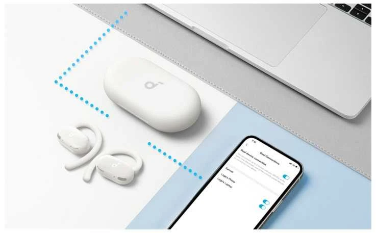 Anker Soundcore Belaidės Ausinės - V20i Atviros Konstrukcijos Baltos
