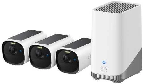 Anker Eufy Cam E40 3-Cam Kit (HomeBase 2) Baltas