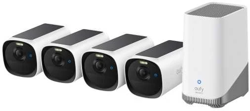Anker Eufy Cam E40 4-Cam Kit (HomeBase 2) Baltas