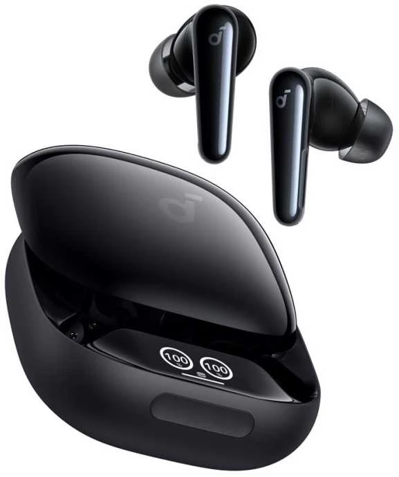 Ausinės Anker Soundcore Liberty 4 Pro, Blizgios juodos spalvos