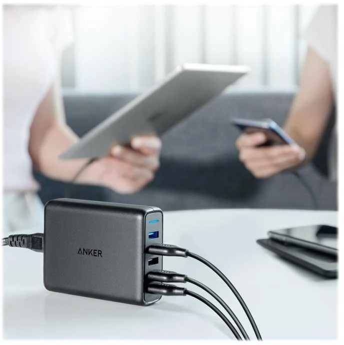 Telefono įkroviklis Anker PowerPort Speed 5 Ports, Quick Charge 3.0, 63W