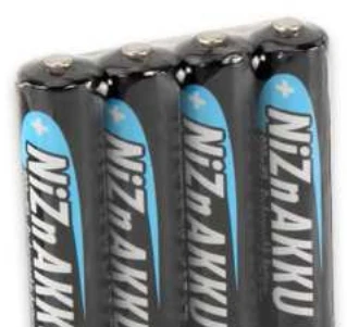 1x4 Ansmann NiZn Akku Mignon AA 2500 mWh