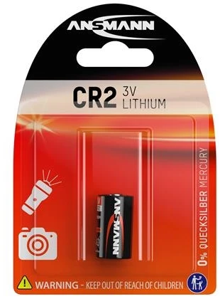 Ansmann Ansmann Ličio fotoelementas 3V CR2, 1 vnt., (5020021)