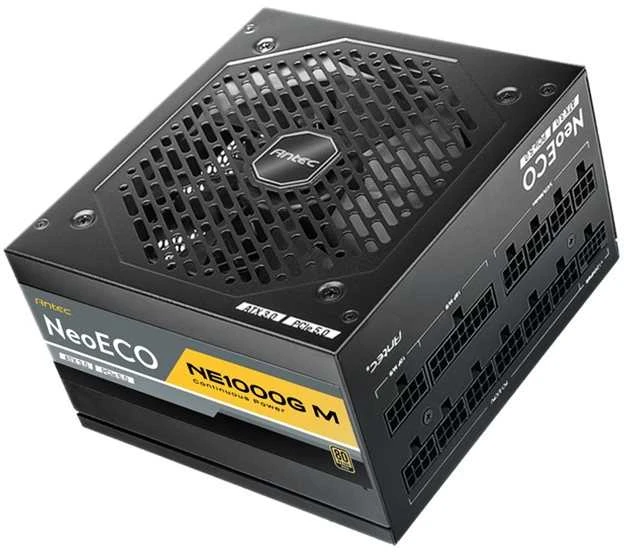 Maitinimo šaltinis|ANTEC|1000 vatų|Efektyvumas 80 PLUS GOLD|PFC Active|0-761345-11393-9