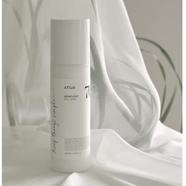 Anua Heartleaf 70% Daily Lotion Raminantis ir drėkinantis veido losjonas, 200 ml