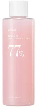 Anua Peach 77 Niacin Essence Toner Veido tonikas su persikų ekstraktu ir niacinamidu, 250 ml